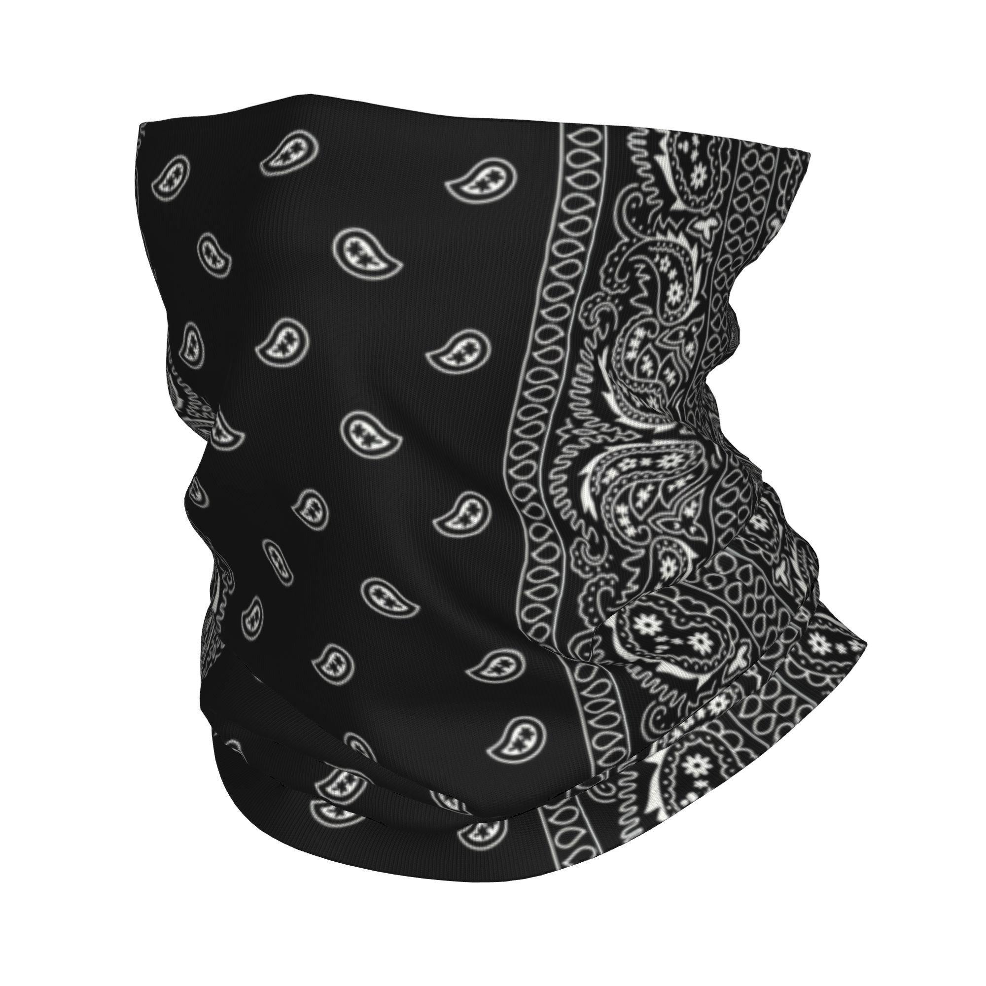 Bandana Blank White - Sciarpa Bandana in bianco e nero