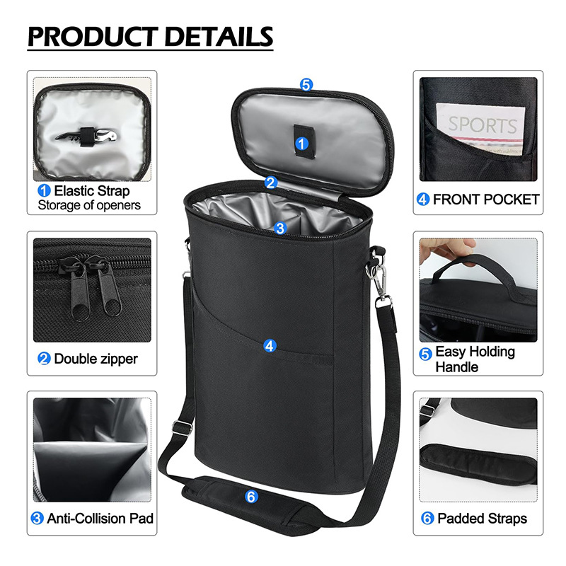 Tote Bag Sublimation - Borsa porta vino, borsa termica per