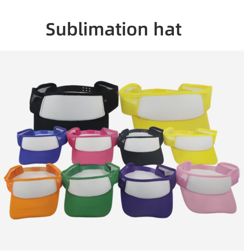 Hat Sublimation Blank - 10 pz Cappelli da Sole Vuoti