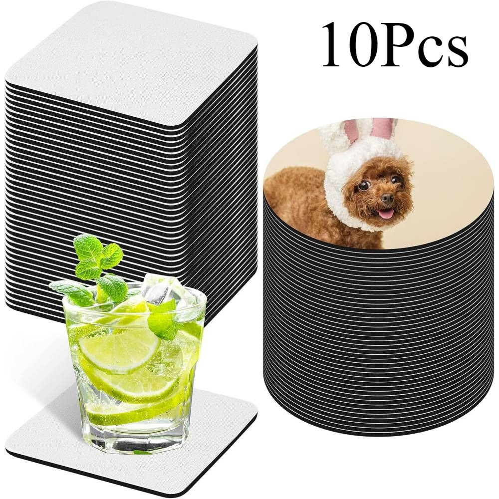 Coaster Sublimation Blank - Set sfuso per sottobicchieri per sublimazione