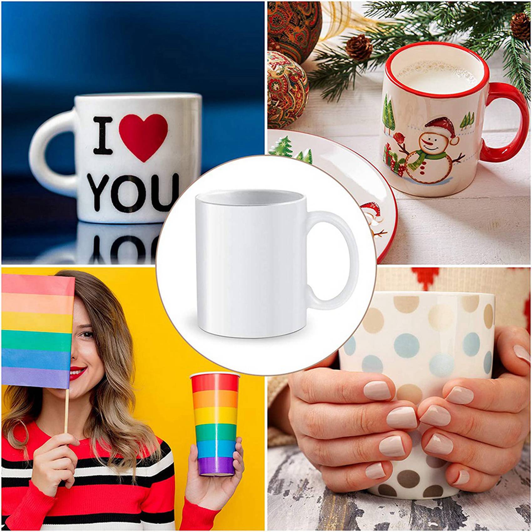Sublimation Mug White - N09R-140 Pz Pellicola termoretraibile per sublimazione