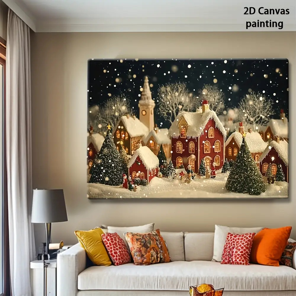 Canvas Wrap Ready - 1 pz 2D retro vigilia di