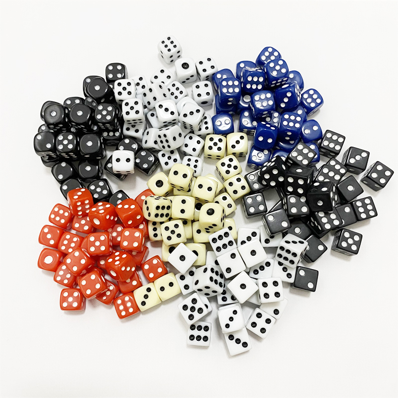 Puzzle Blank White - 50 pezzi 10mm acrilico punto quadrato