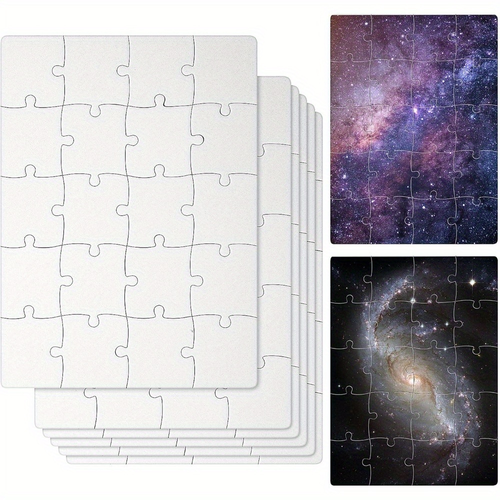 Puzzle Blank White - Puzzle vuoti per sublimazione da 6