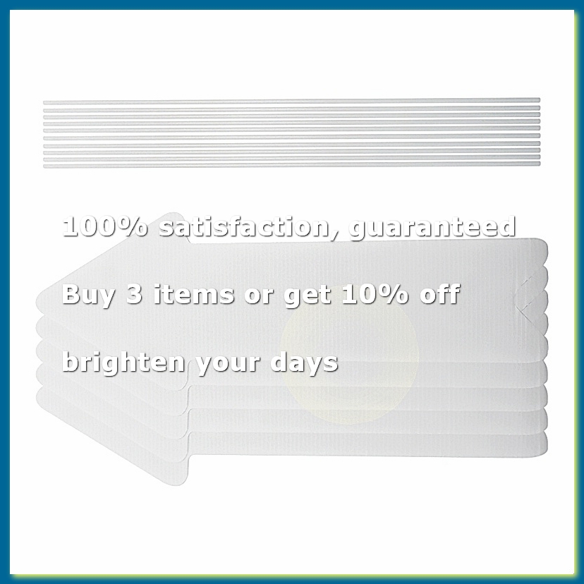 Yard Sign Blank - Set di 5 Cartelli Direzionali Bianchi