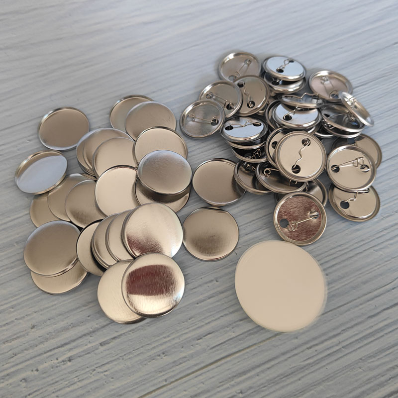 Button Badge Blank - 100 SET Distintivo Vuoto Spille Bottoni