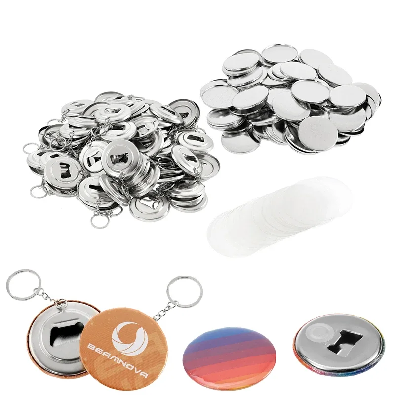 Button Badge Blank - 50 pezzi di materiale distintivo fai