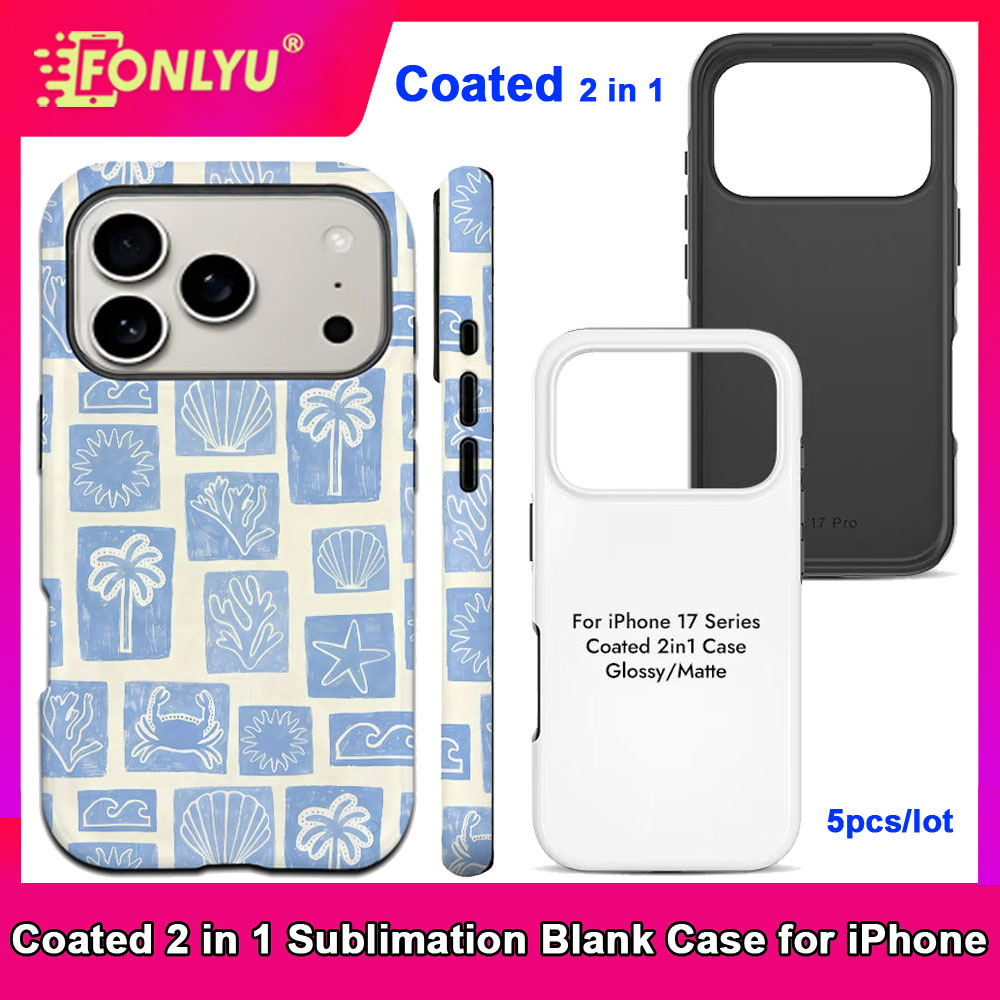 Phone Case Blank Print - FONLYU 5 pezzi rivestiti 2 in