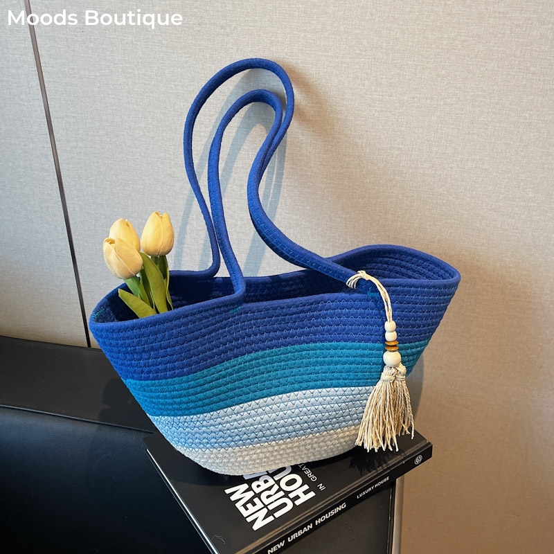 Tote Bag Sublimation - Borse a tracolla con design intrecciato