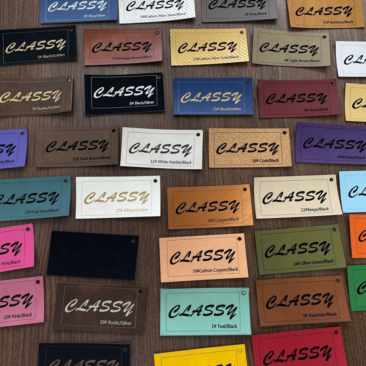 Coaster Sublimation Blank - Foglio di pelle PU vuota per