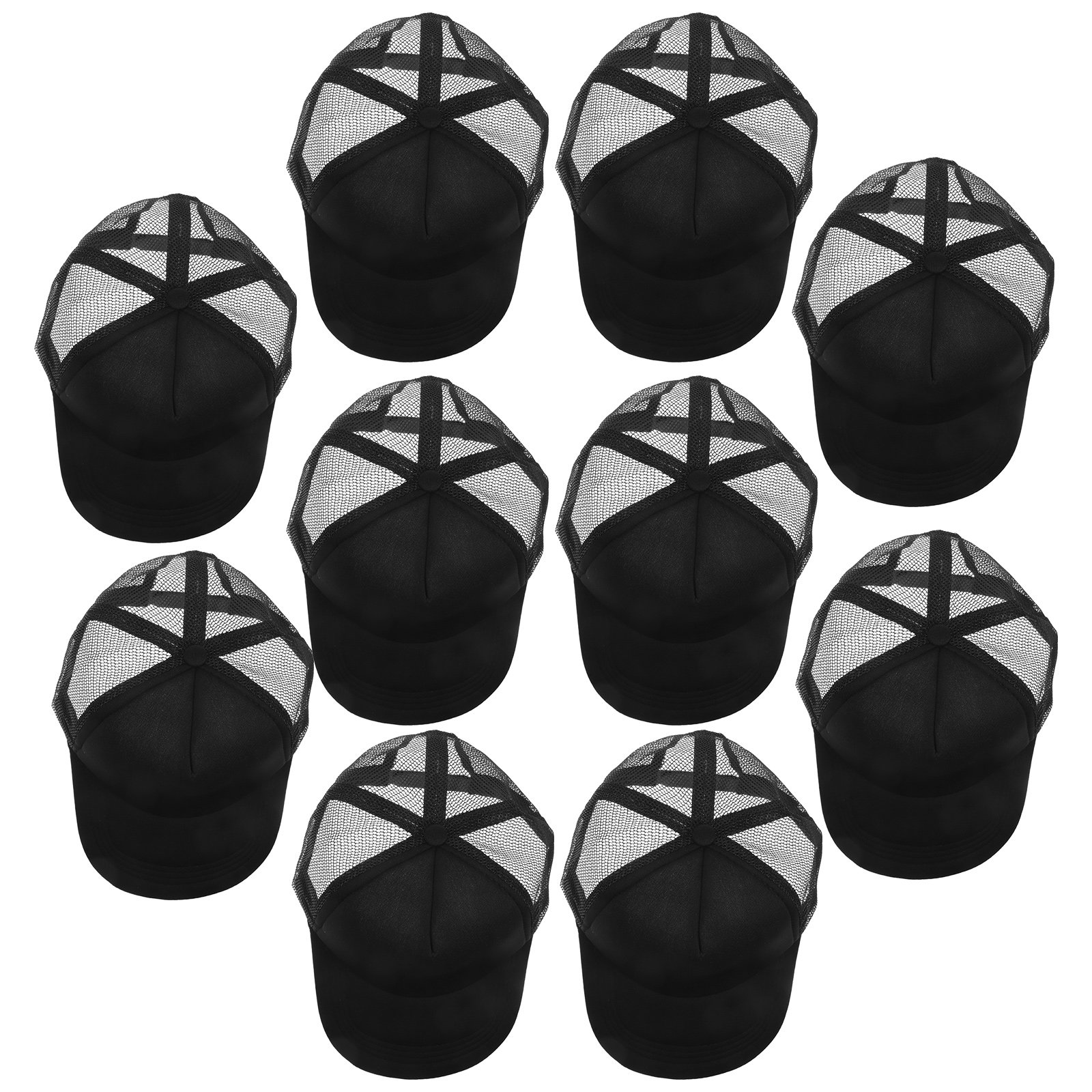 Hat Sublimation Blank - 10 cappellini da baseball in rete