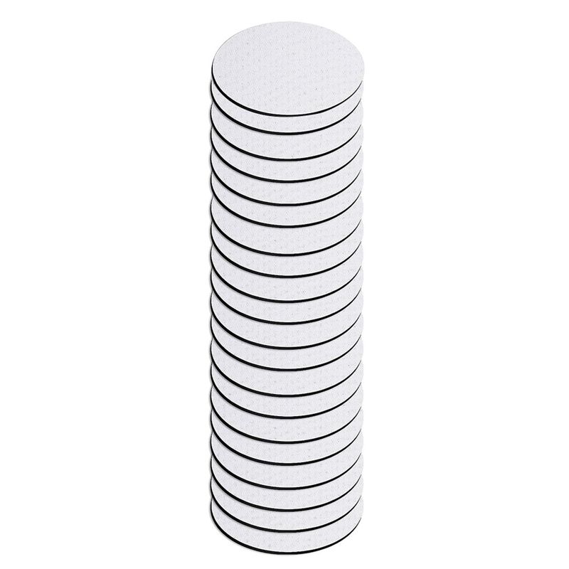 Coaster Sublimation Blank - AB46-Sottobicchieri Vuoti per Sublimazione, Tappetini Rotondi