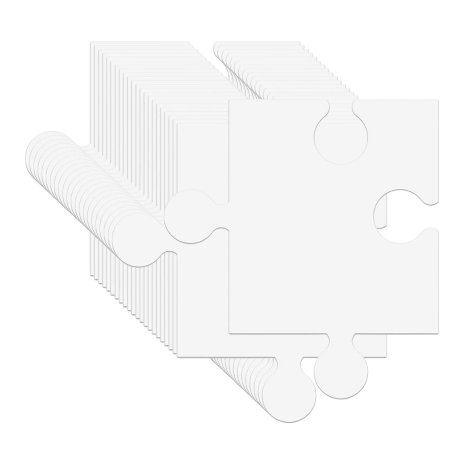 Puzzle Blank White - 24 pezzi di puzzle bianchi in