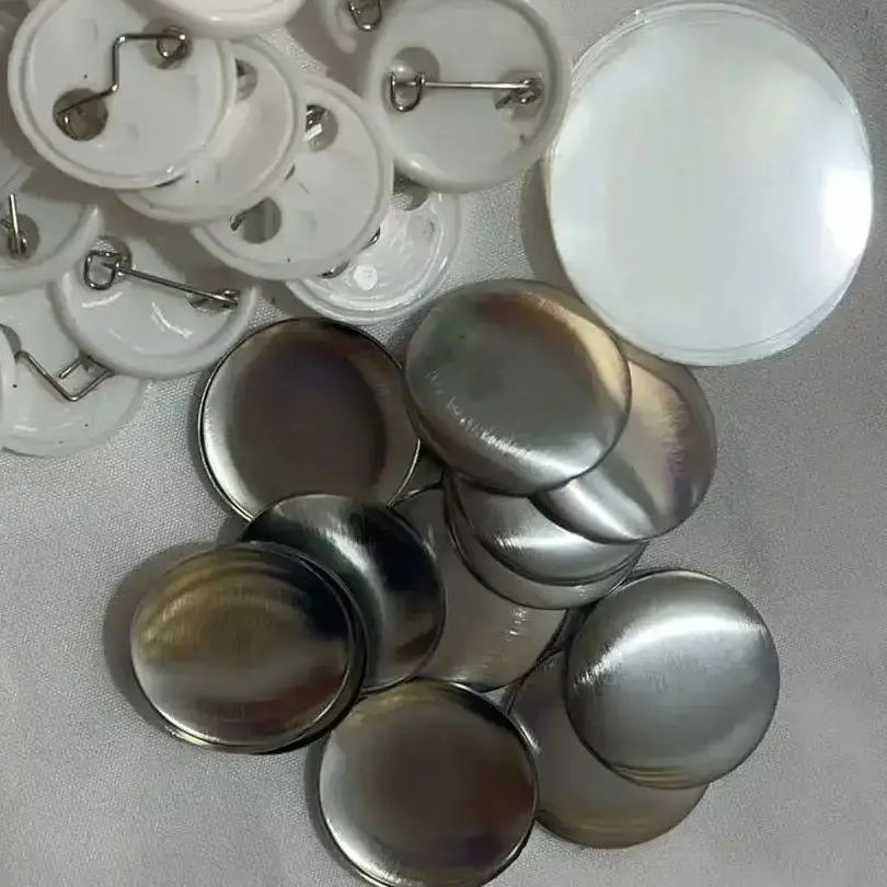Button Badge Blank - 200 set di materiali grezzi per