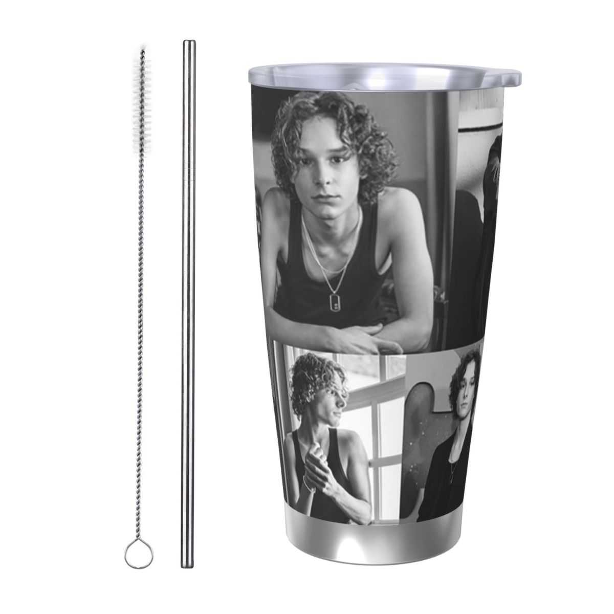 Tumbler 20Oz White - Mason Thames in bianco e nero