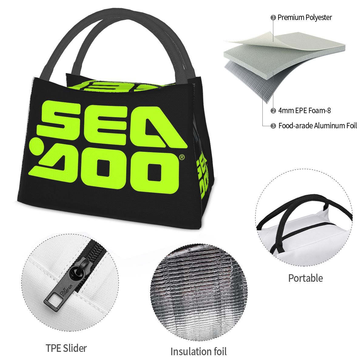 Sea Doo Team Rxt Brt Borsa ter - Tote Bag Sublimation recensione e prezzo