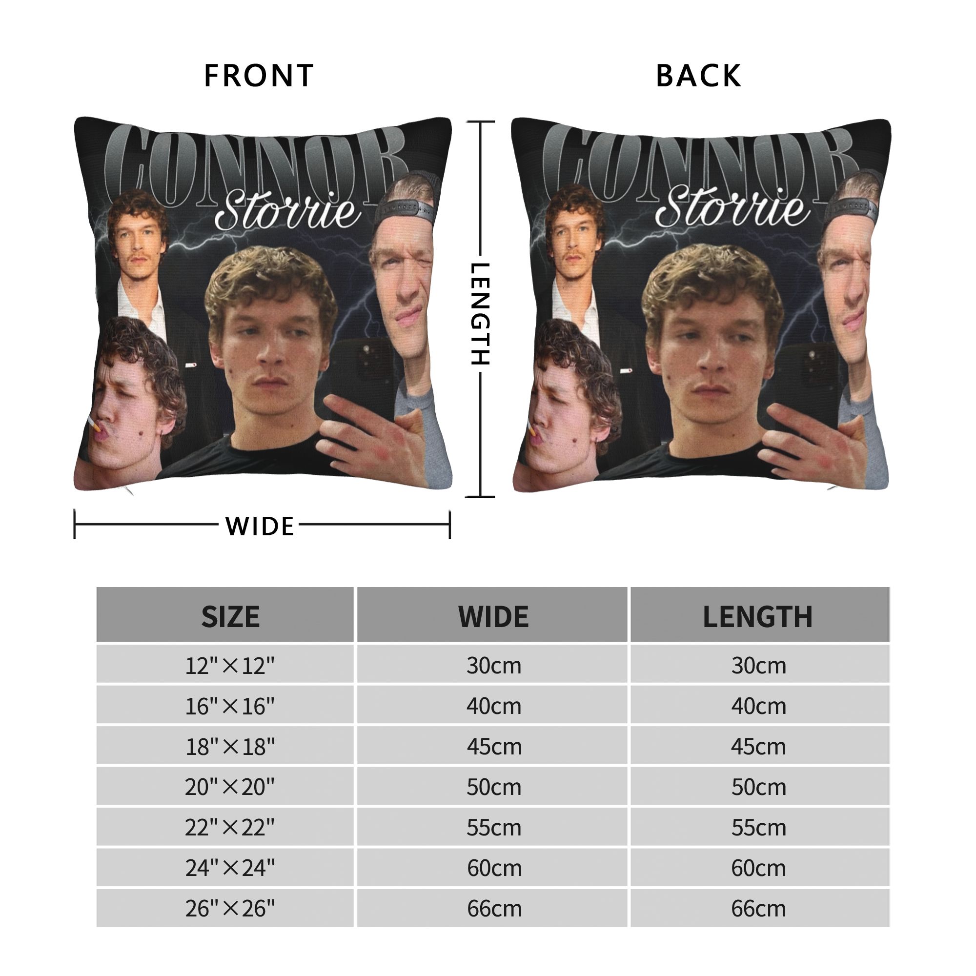 Connor Storrie Rivalry riscald - Pillow Cover Sublimation recensione e prezzo
