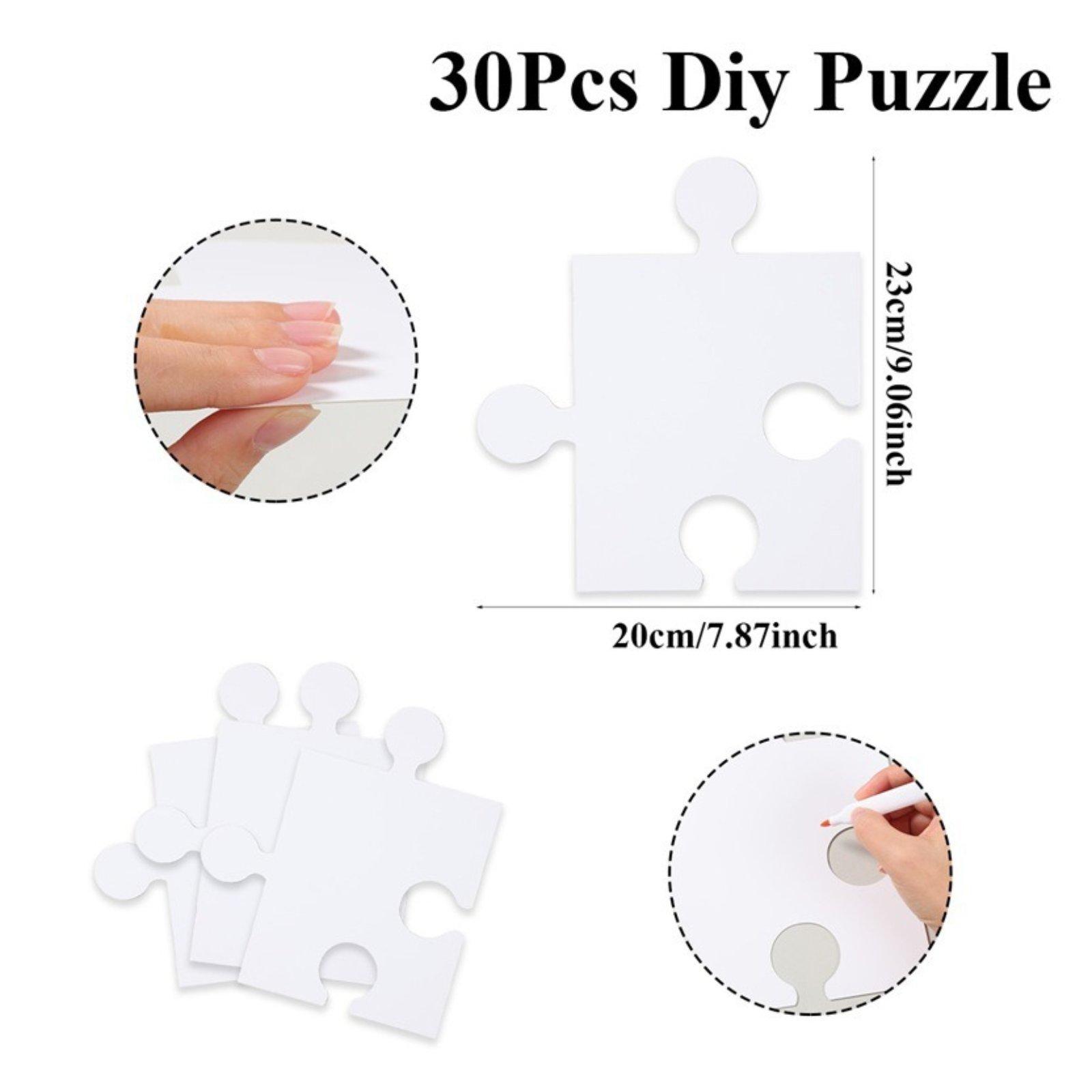 30 Pezzi di Puzzle Bianchi per - Puzzle Blank White recensione e prezzo