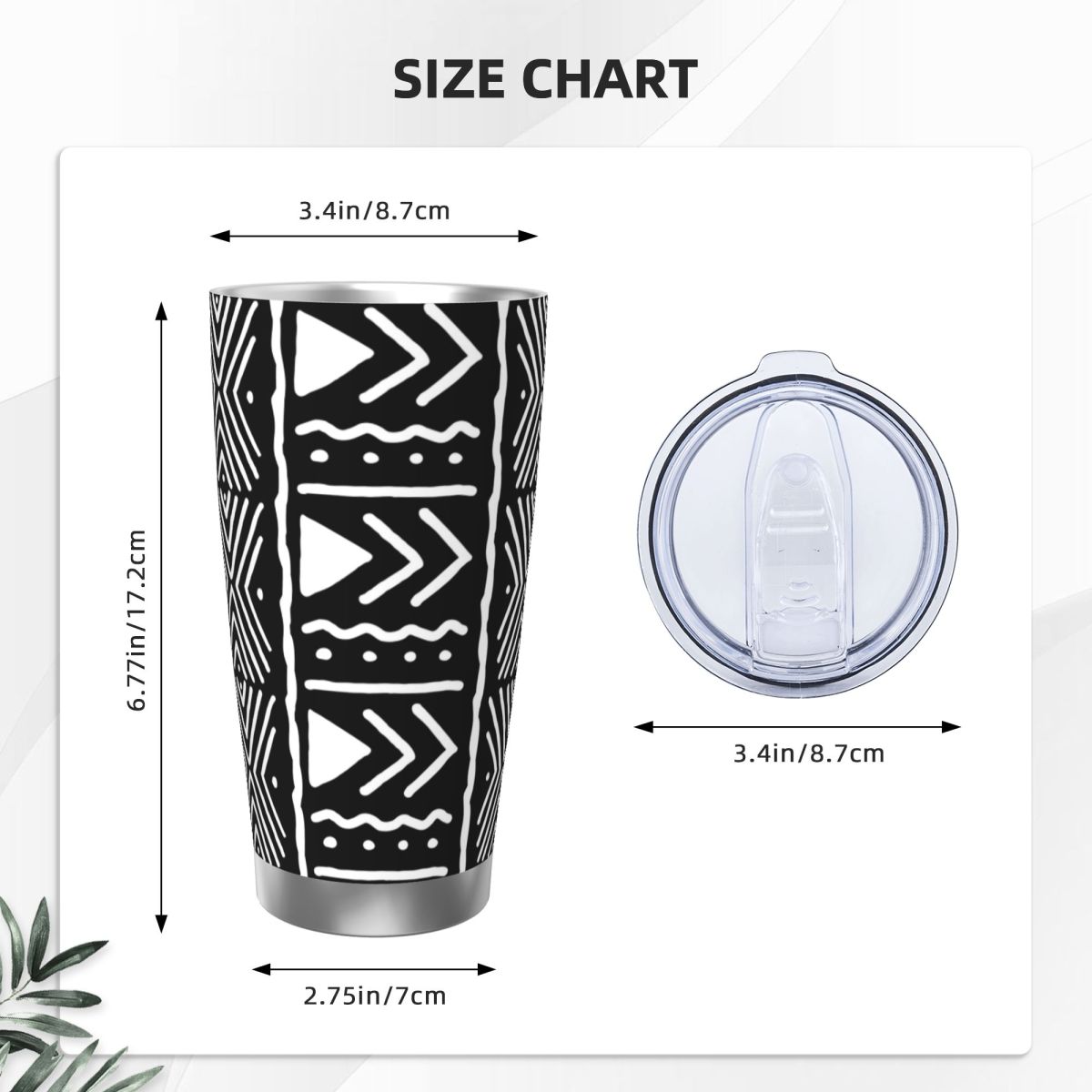 Bicchiere in acciaio inossidab - Tumbler 20Oz White recensione e prezzo
