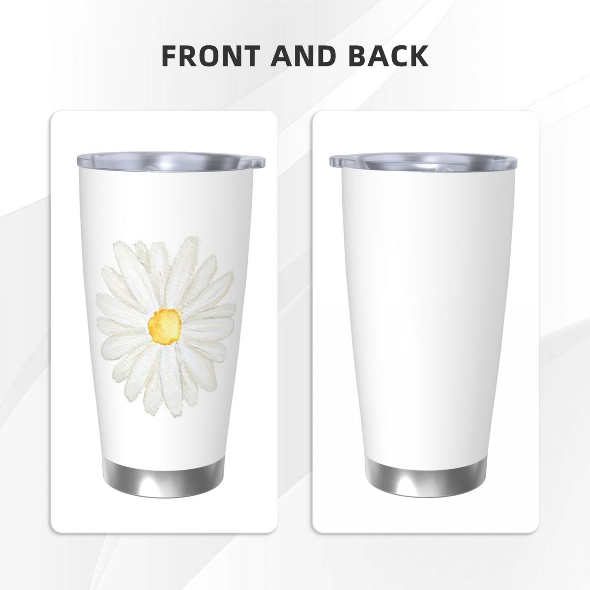 Bicchiere in acciaio inossidab - Tumbler 20Oz White recensione e prezzo