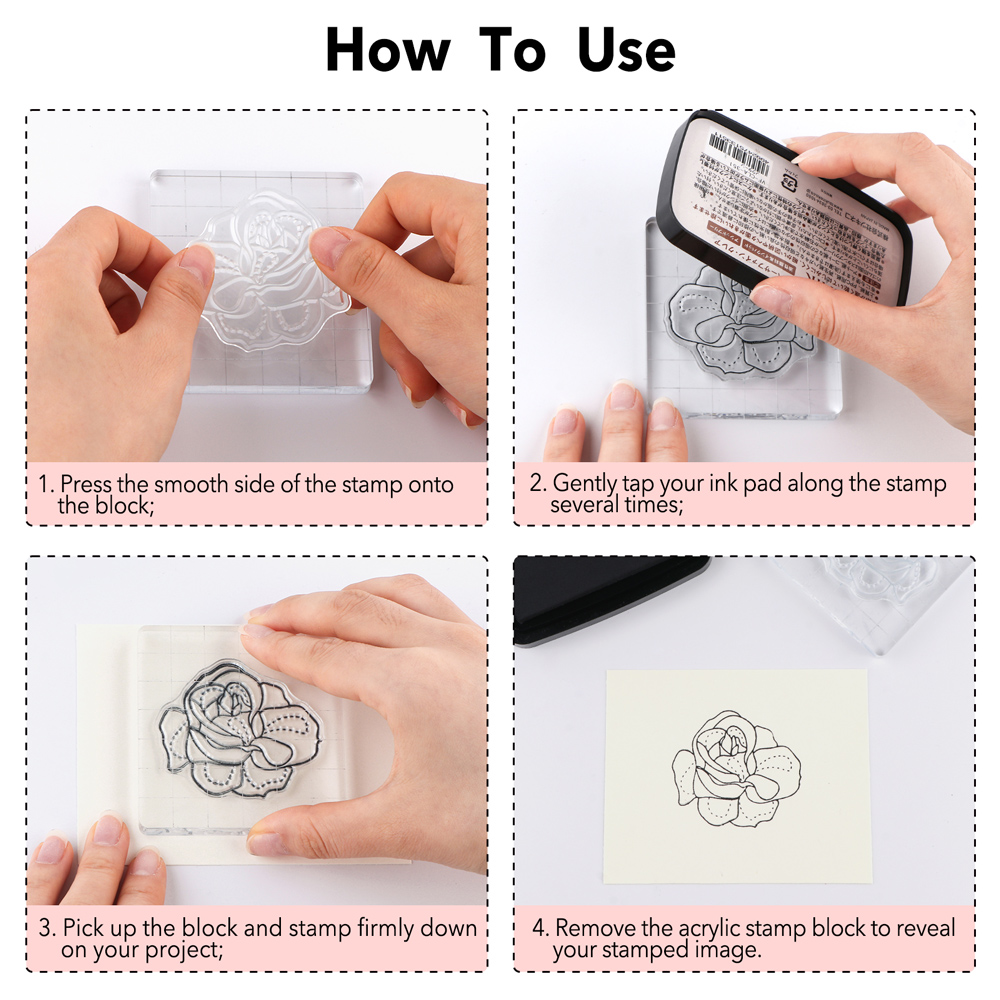 Kit di blocchi per timbri in a - Photo Acrylic Block recensione e prezzo