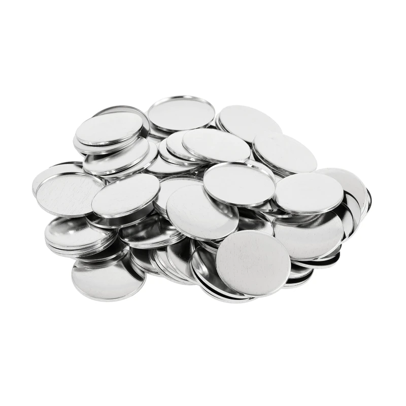 100 pezzi di plastica bianca/m - Button Badge Blank recensione e prezzo