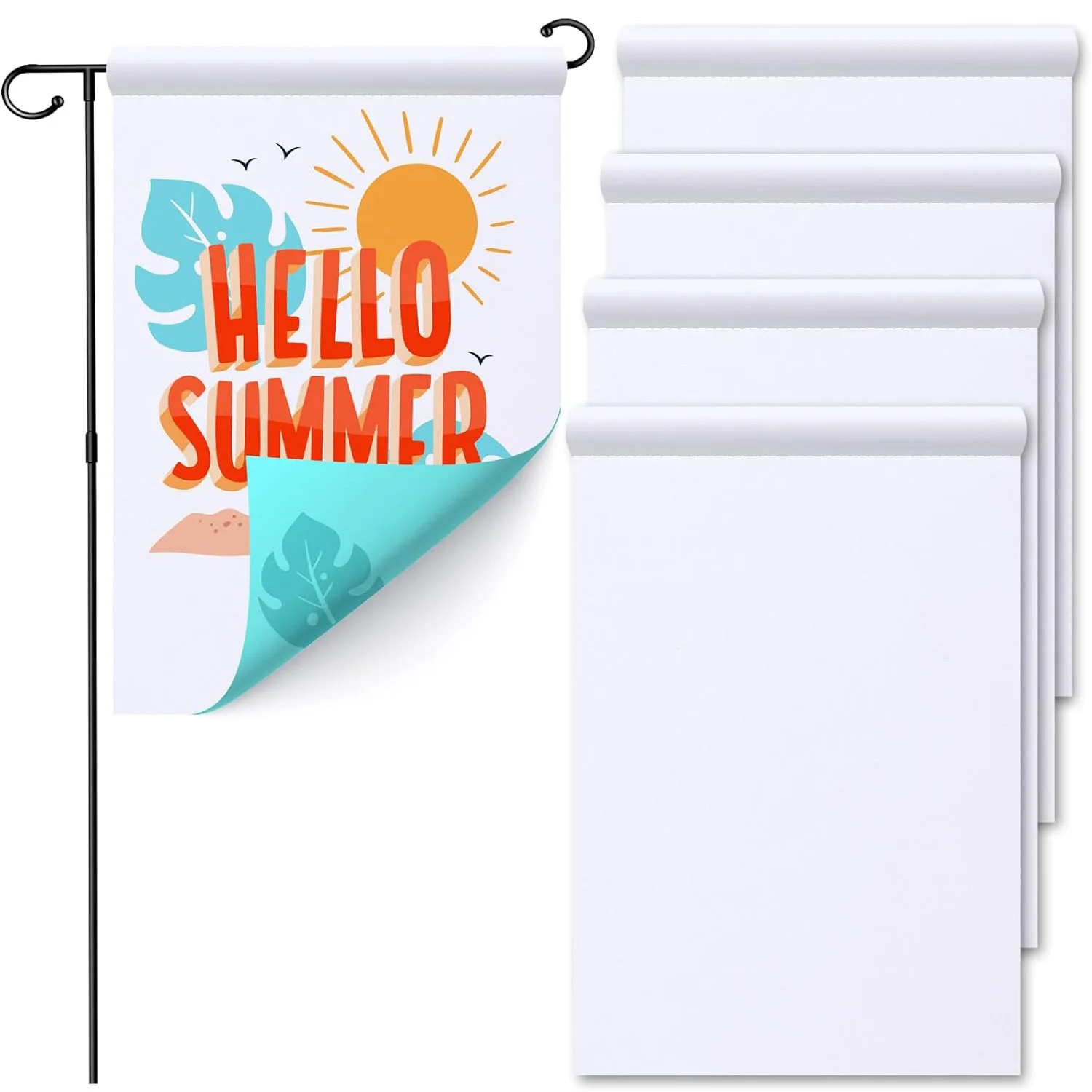 5pcs bandiere da giardino vuot - Yard Sign Blank recensione e prezzo