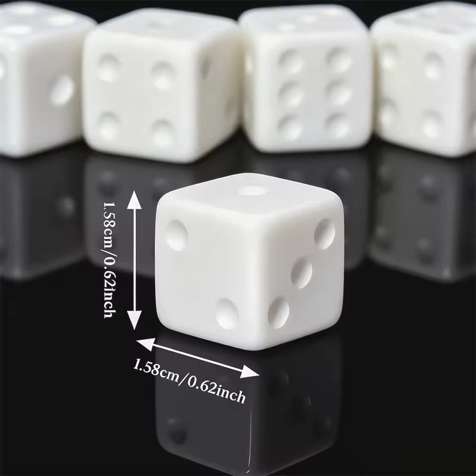 10 pezzi/set di dadi bianchi v - Puzzle Blank White recensione e prezzo