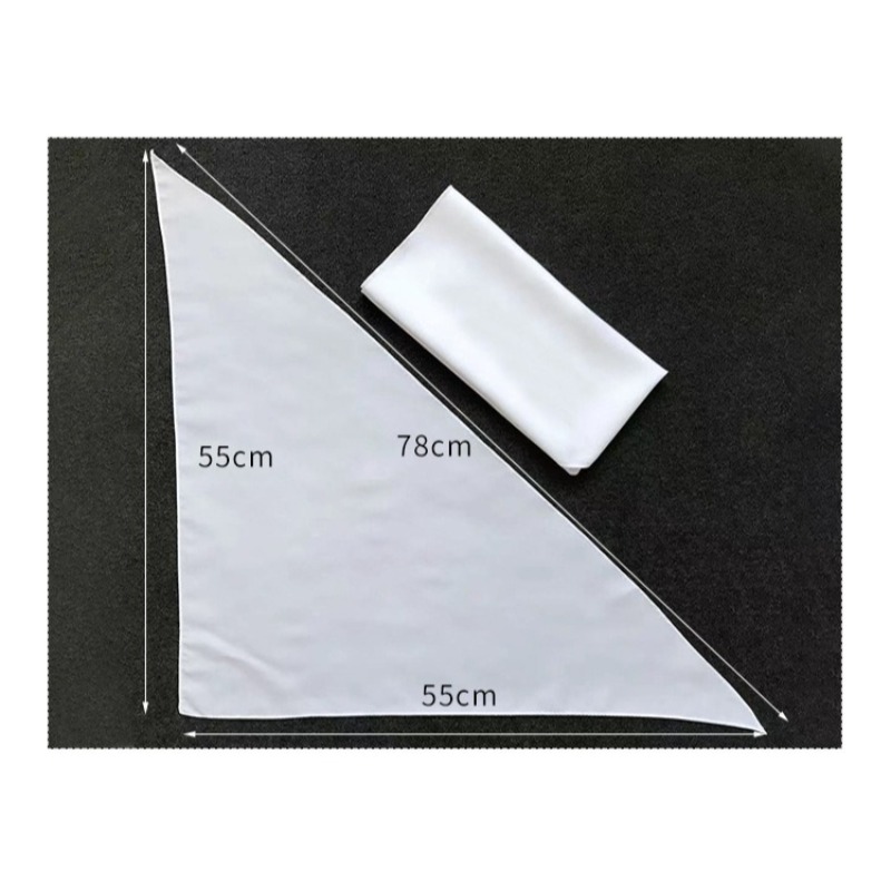 Bandana Triangolare Bianca per - Bandana Blank White recensione e prezzo