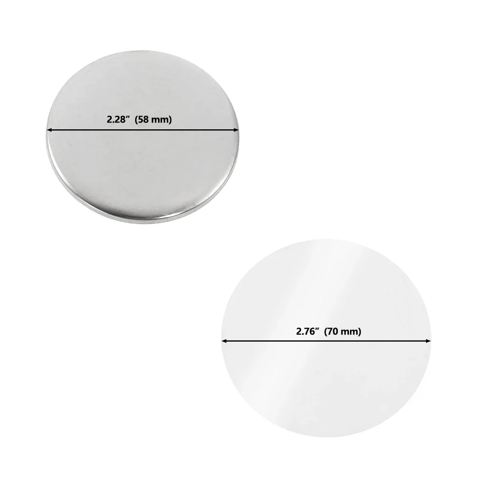 50 pezzi di materiale distinti - Button Badge Blank recensione e prezzo