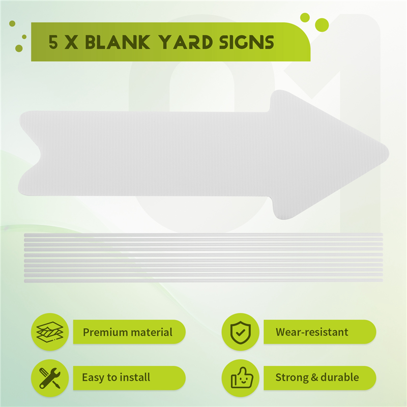 AFOURT-Segne per prato all'ape - Yard Sign Blank recensione e prezzo