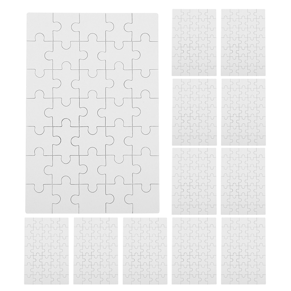12 Pezzi di Puzzle Bianchi per - Puzzle Blank White recensione e prezzo