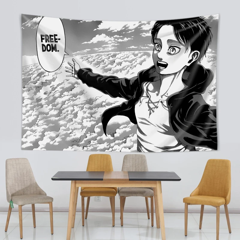 Eren Yeager Freedom Manga Post - Canvas Wrap Ready recensione e prezzo