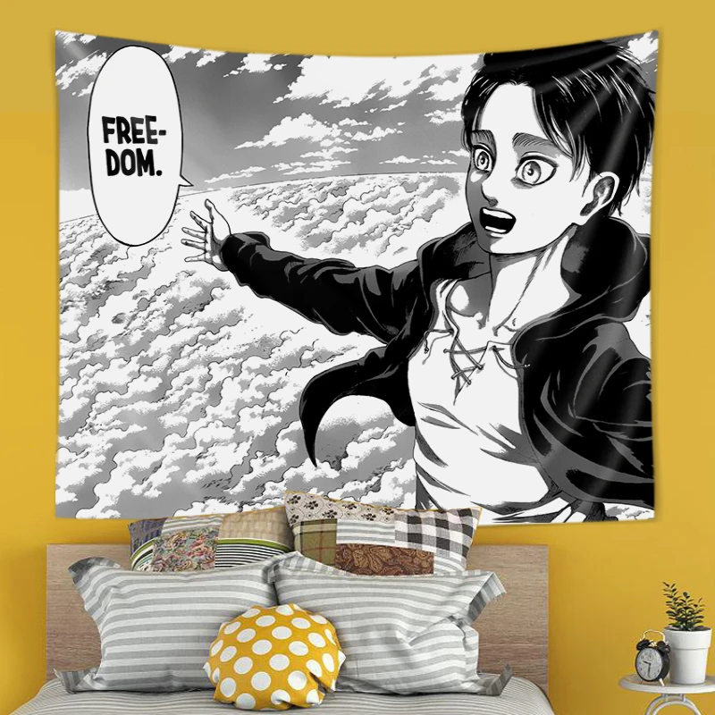 Eren Yeager Freedom Manga Post - Canvas Wrap Ready recensione e prezzo
