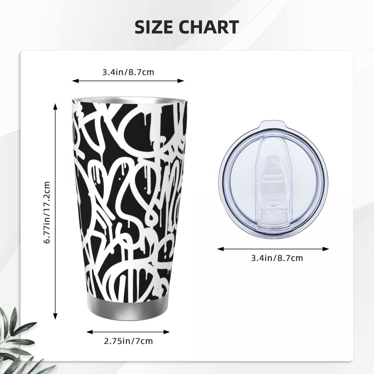 Bicchiere in acciaio inossidab - Tumbler 20Oz White recensione e prezzo