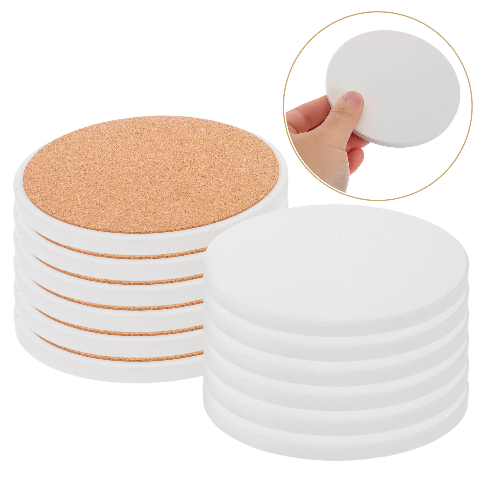 Set di 12 Sottobicchieri Creat - Coaster Sublimation Blank recensione e prezzo
