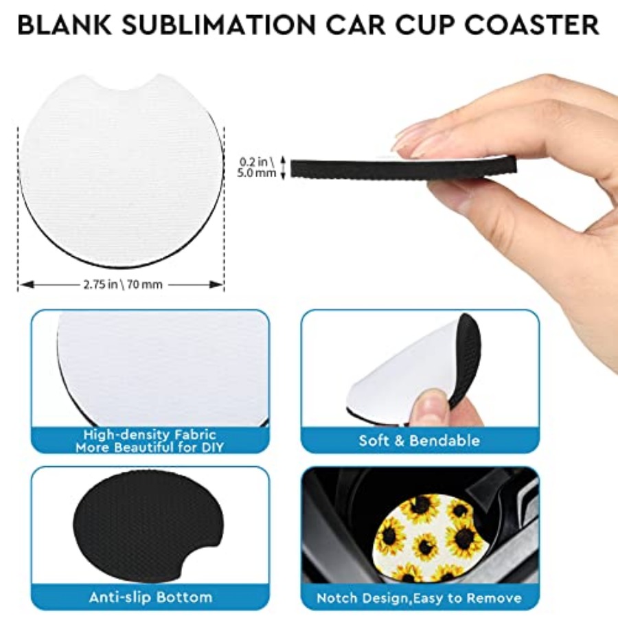 40 Sottobicchieri Vuoti per Su - Coaster Sublimation Blank recensione e prezzo