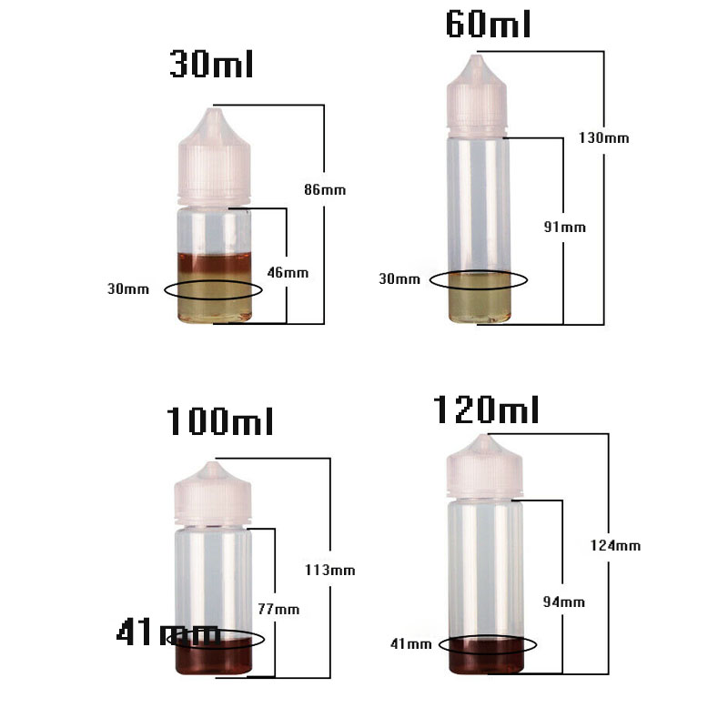 5 pz 30 ml/60 ml/100 ml/120 ml - Water Bottle Blank recensione e prezzo