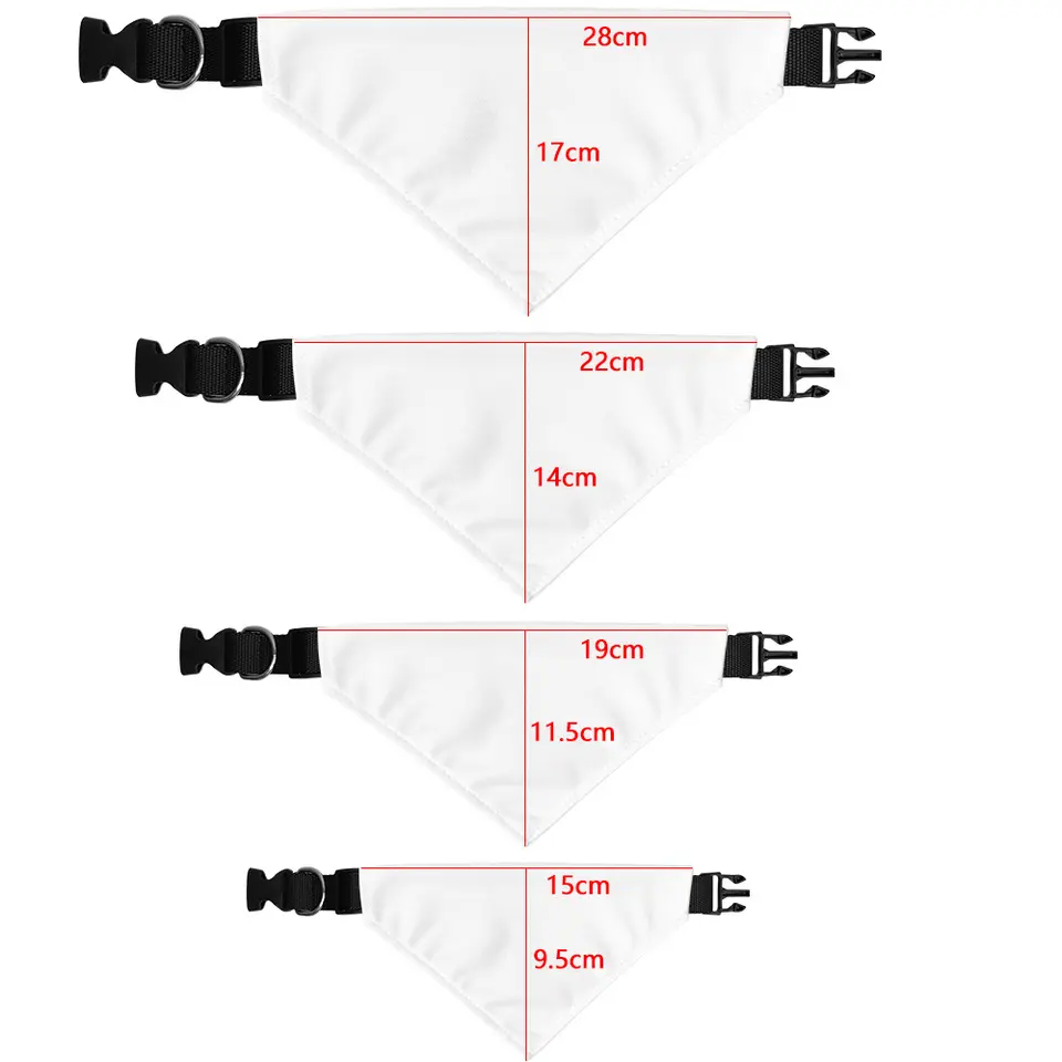Sublimazione Bianco Vuoto Cane - Bandana Blank White recensione e prezzo