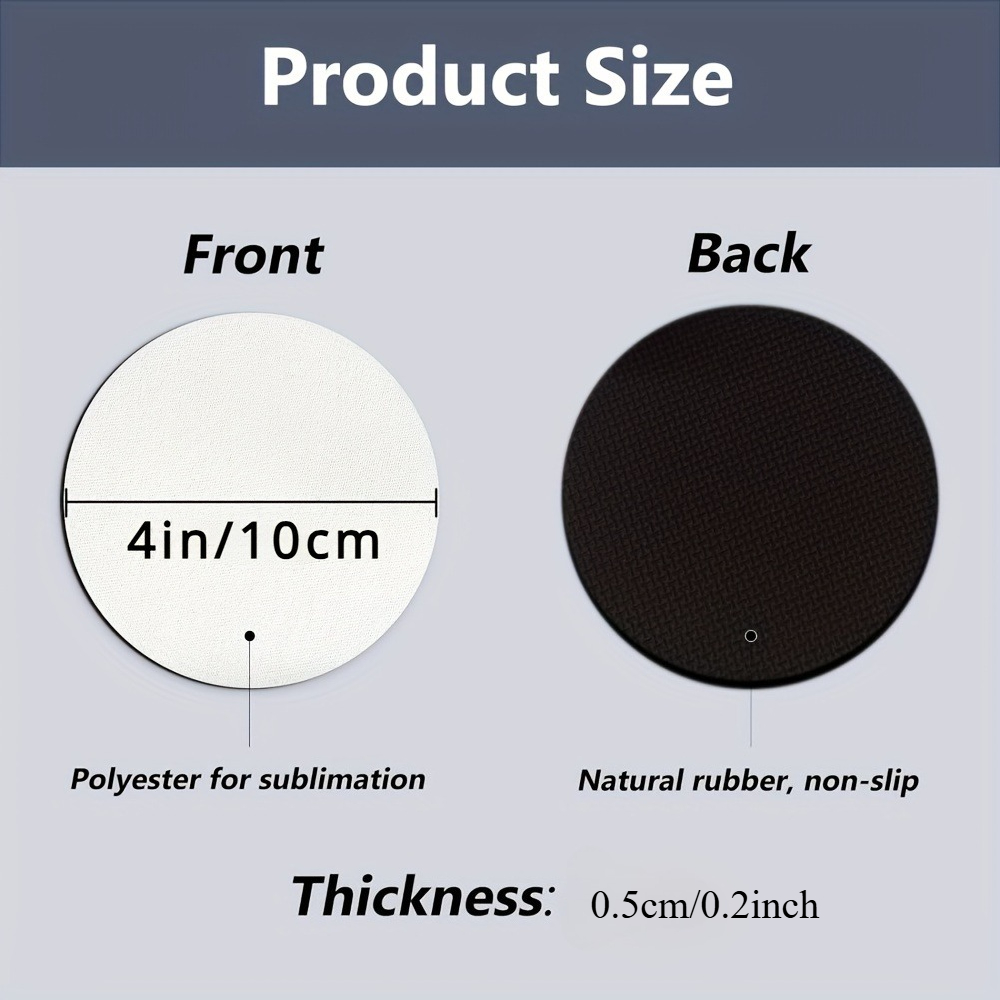 Sottobicchieri da 20/60 pezzi, - Coaster Sublimation Blank recensione e prezzo