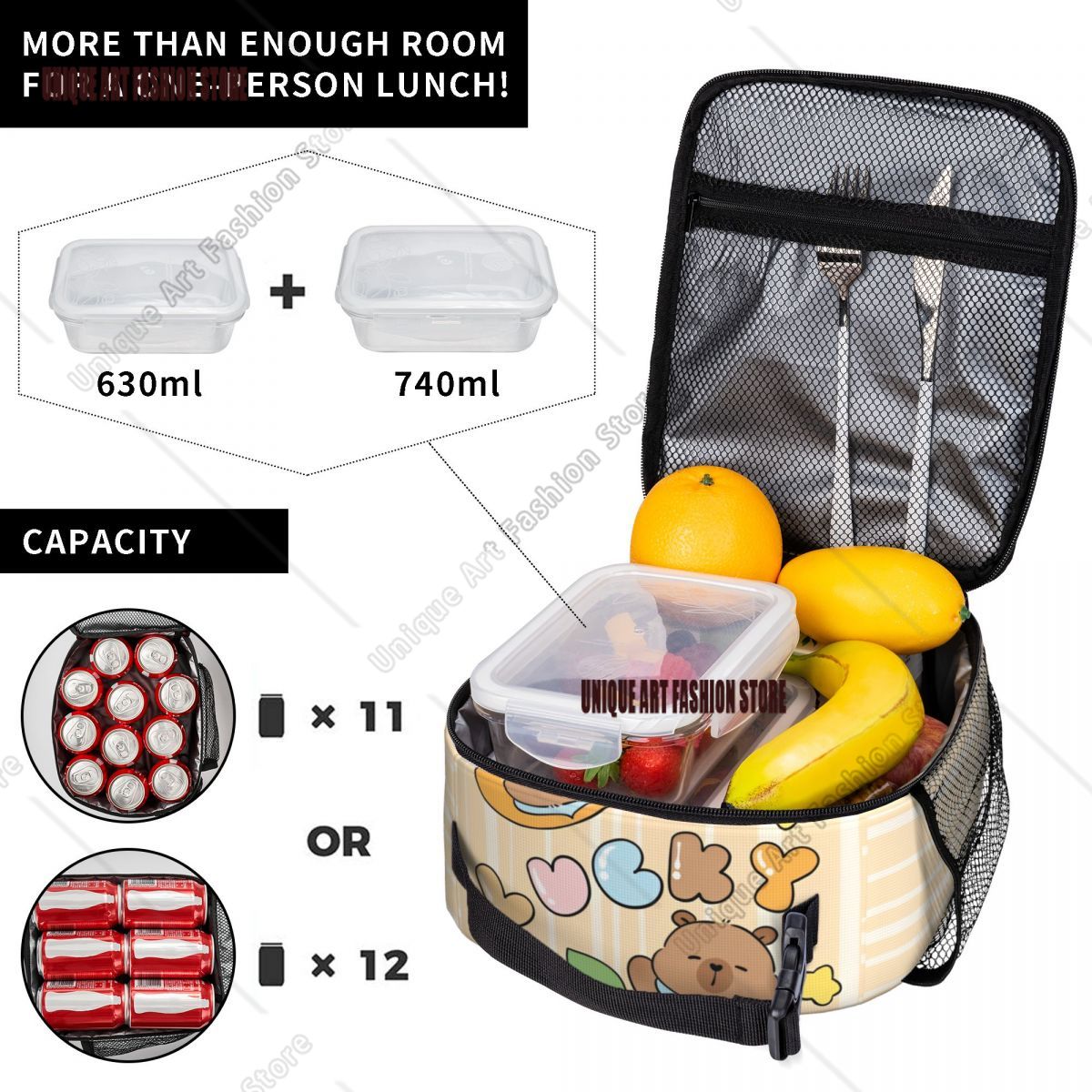 Carino Capibara Lucky Borse pe - Tote Bag Sublimation recensione e prezzo