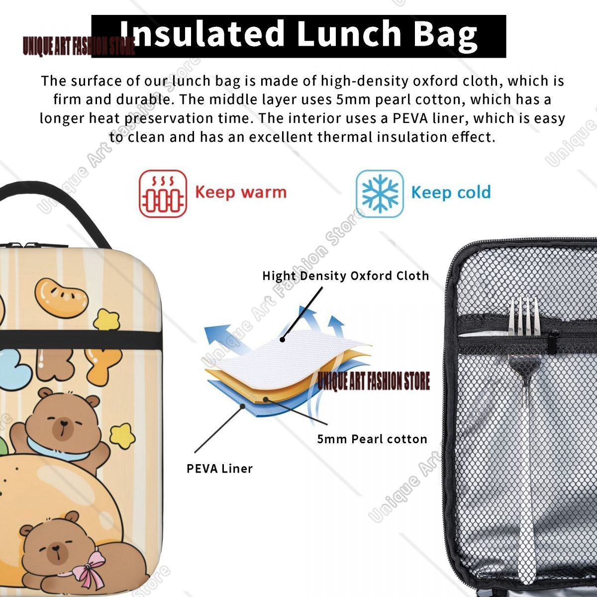 Carino Capibara Lucky Borse pe - Tote Bag Sublimation recensione e prezzo