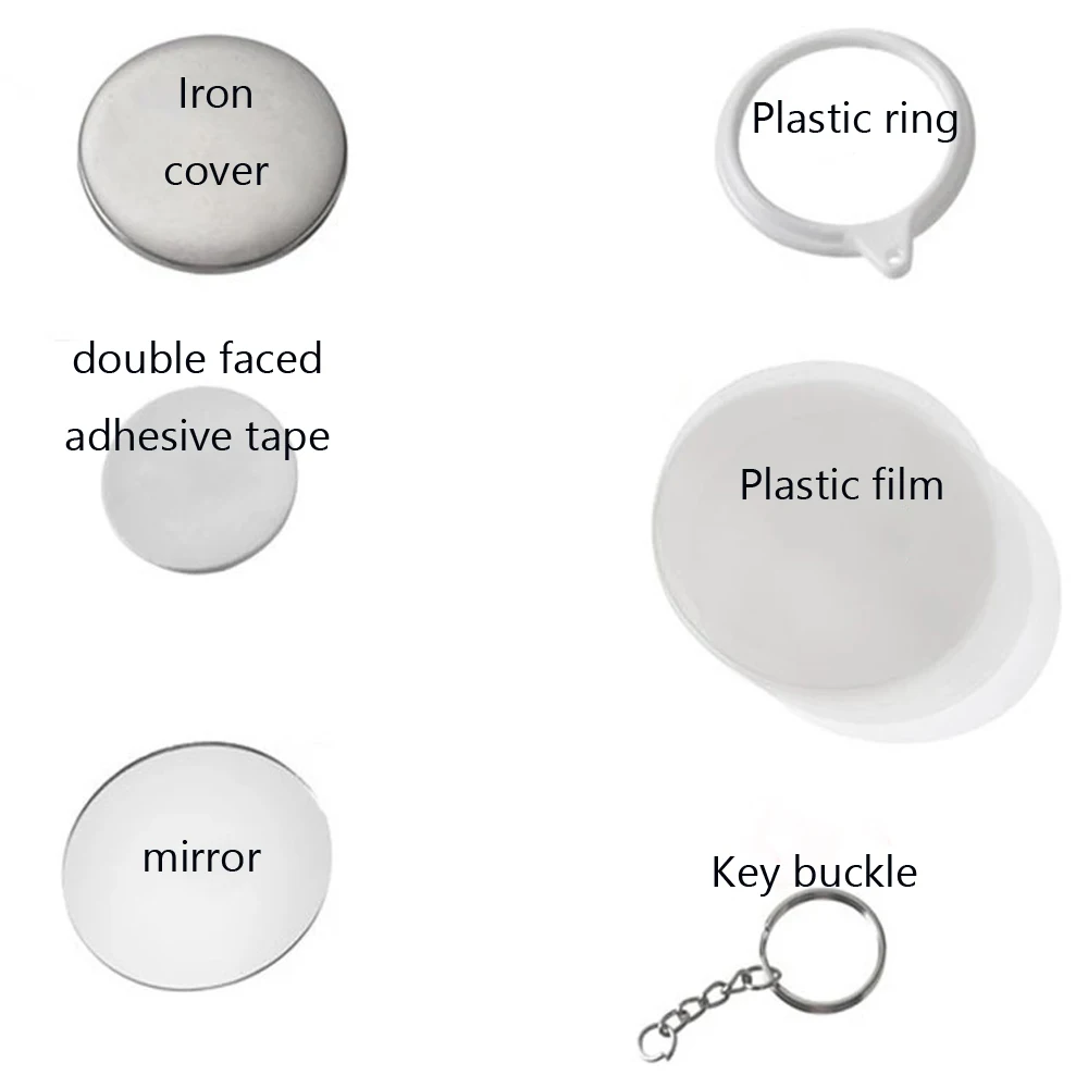 Nuovo 100PCS Portachiavi Specc - Button Badge Blank recensione e prezzo