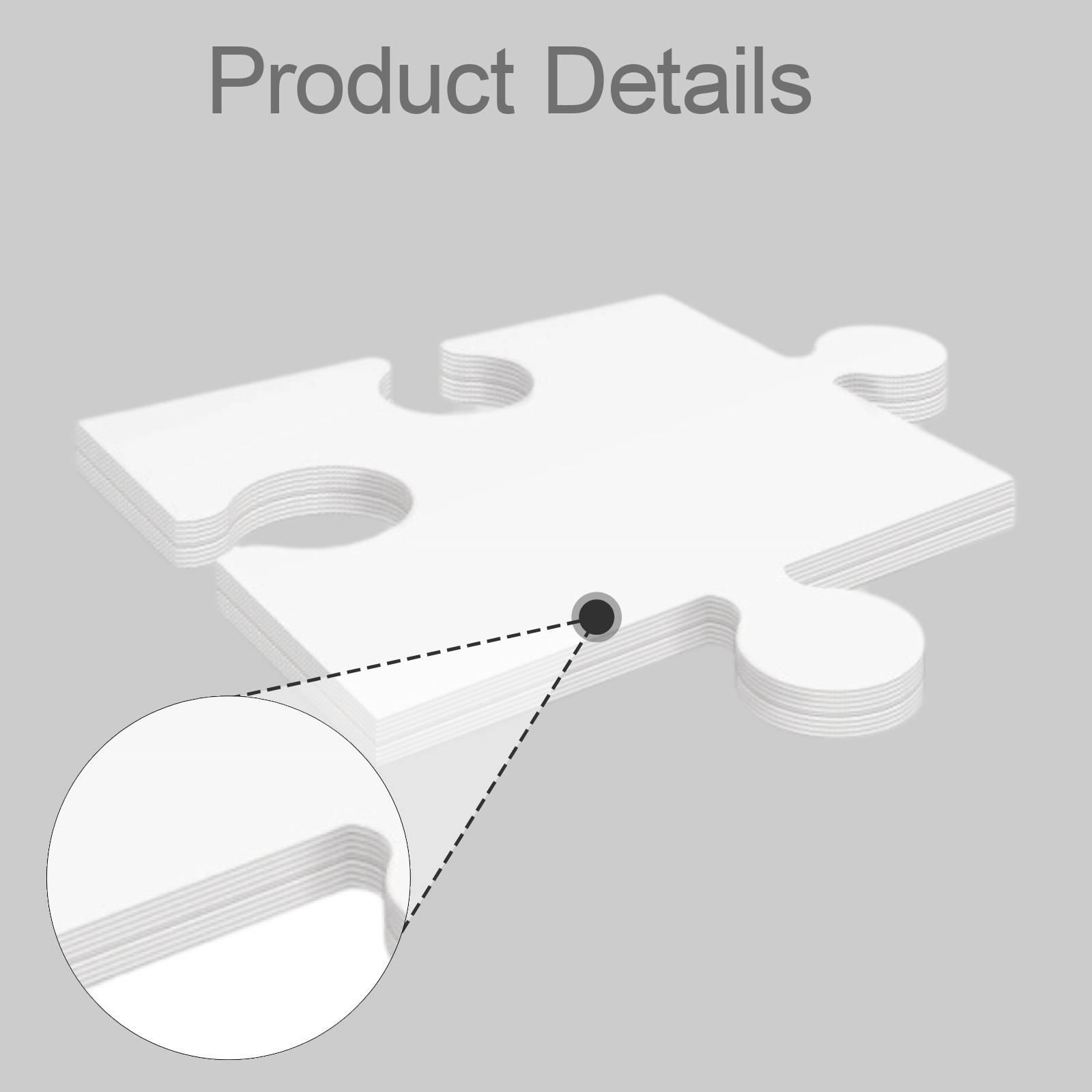 24 Pezzi Puzzle Bianchi in Car - Puzzle Blank White recensione e prezzo