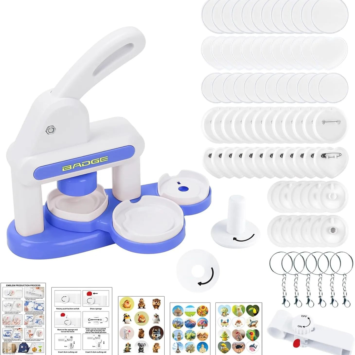 Macchina per Creare Badge Fai- - Button Badge Blank recensione e prezzo