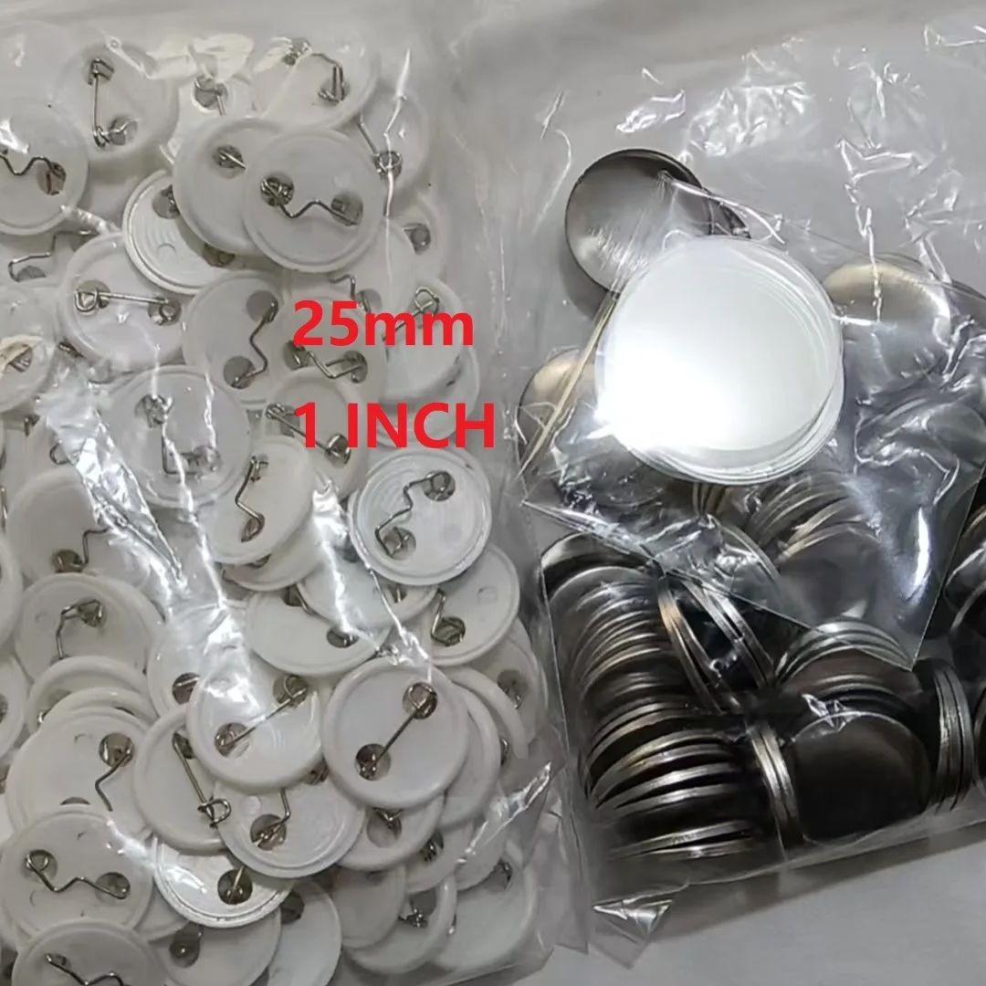 200 set di materiali grezzi pe - Button Badge Blank recensione e prezzo