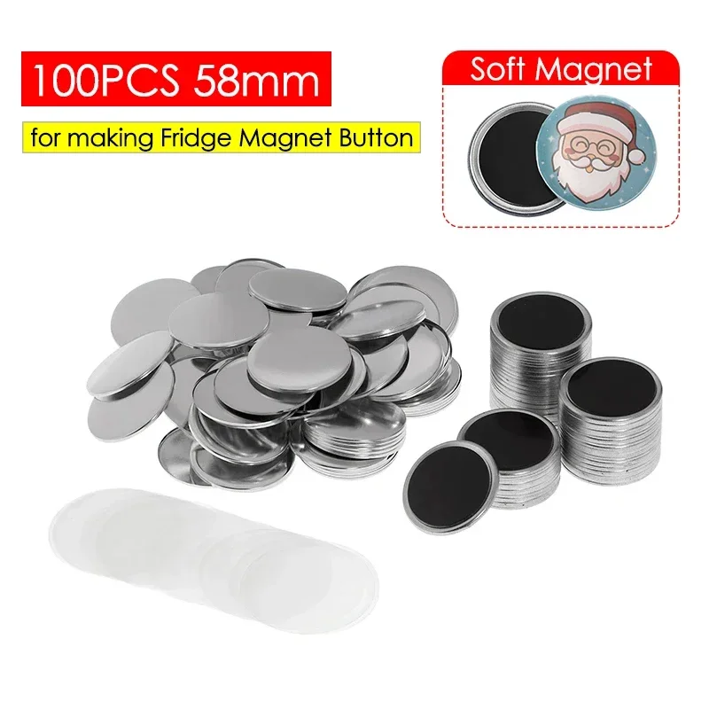 50/100PCS 25-75 millimetri Mag - Button Badge Blank recensione e prezzo