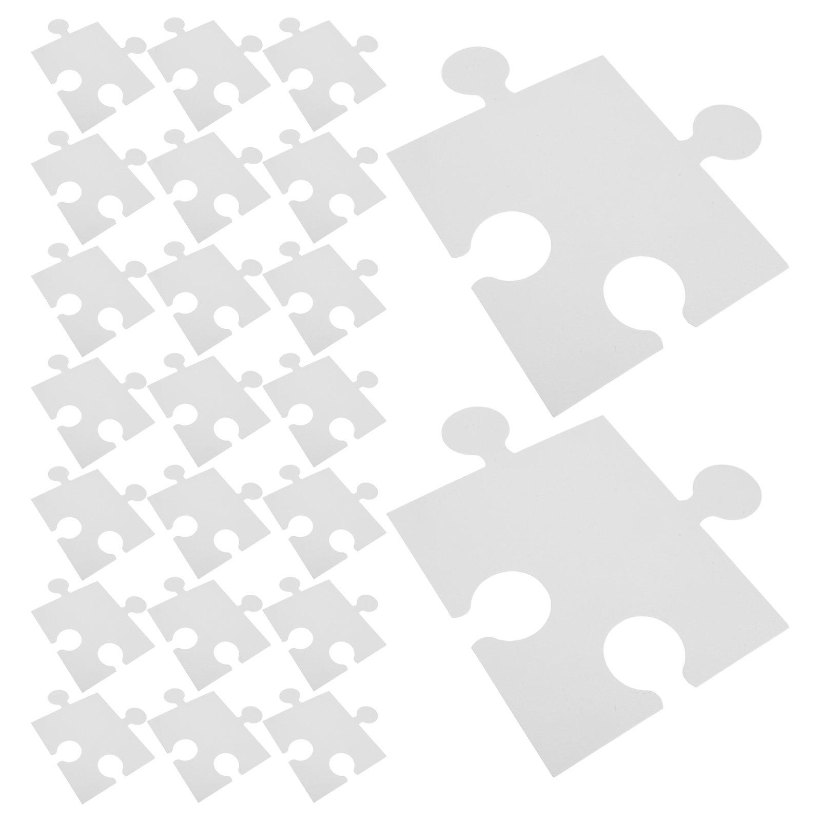 60 Pezzi di Puzzle Bianchi di  - Puzzle Blank White recensione e prezzo